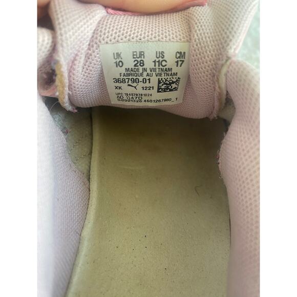 Girls’ Pink Puma Sneakers - Size 11 - Adorable & Comfortable - Picture 7 of 8
